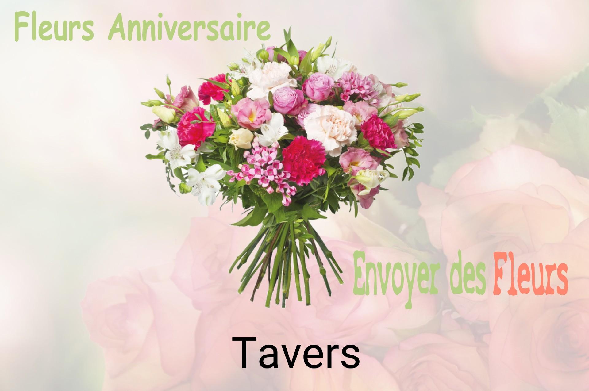 Bouquet de fleurs d’anniversaire livré à Tavers