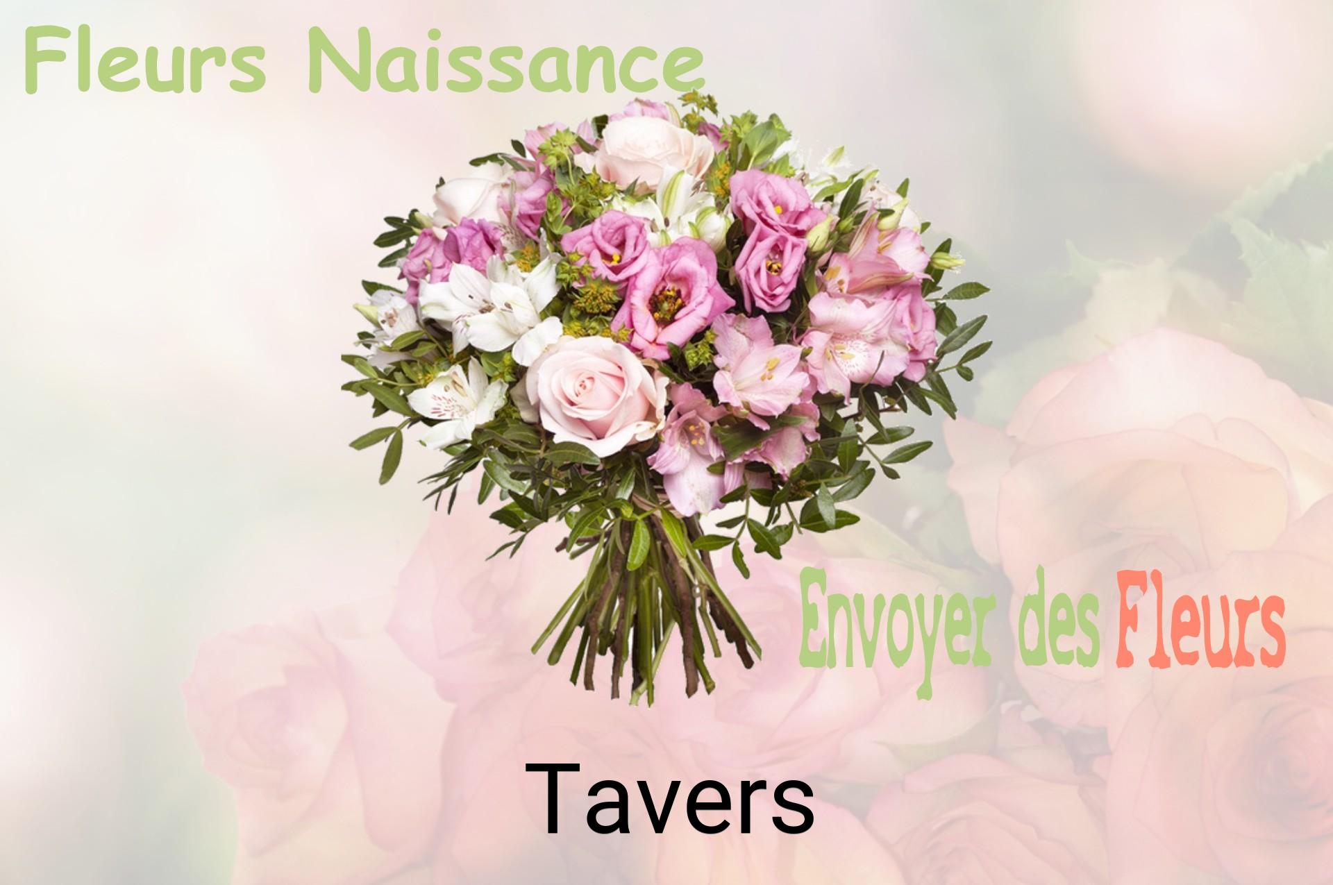 Bouquet de fleurs de naissance livré à Tavers